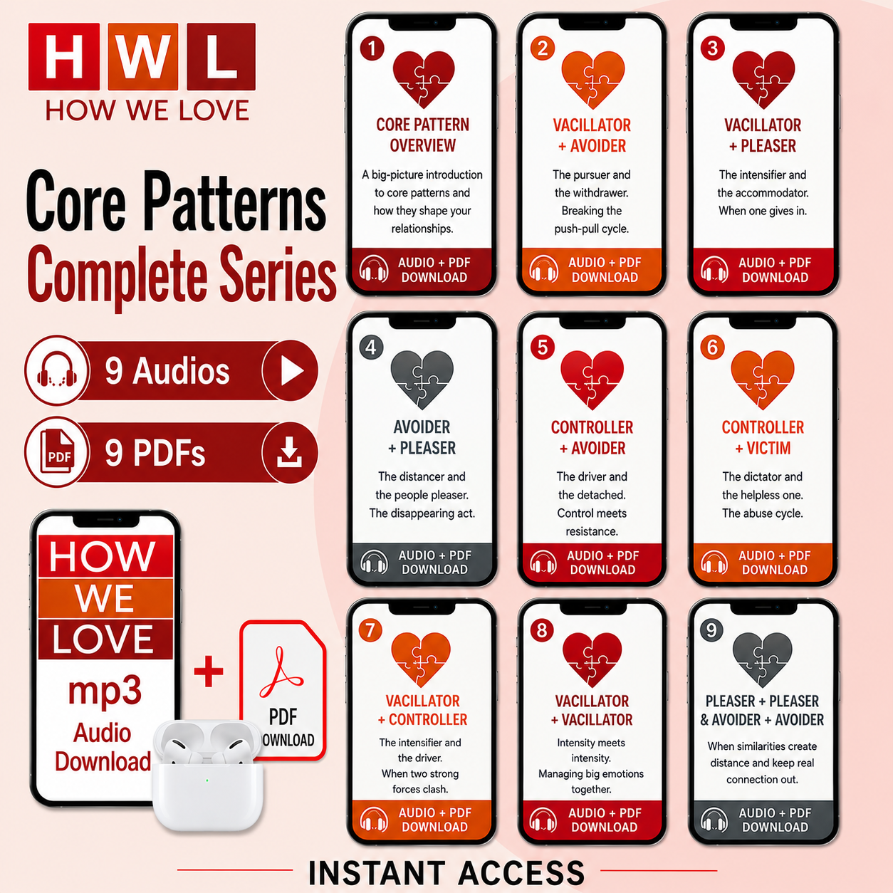 Core Patterns Complete Series (9 audio downloads and 9 pdf files)